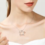 Doteffil 925 Sterling Silver Starfish Pendant Necklace 18 20 22 24 Inch Snake Chain For Women Fashion Wedding Engagement Jewelry - 5