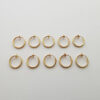 10 Pcs Gold