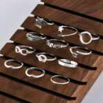 22styles Vintage Rings Set For Women Boho Moon Star Knuckle Finger Ring Female Bohemian Gold Silver Color Jewelry Accessories - 3