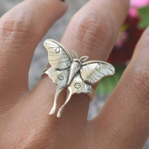 Vintage Butterfly Ring Exquisite Insect Women's Fashion Wedding Engagement Party Princess Jewelry