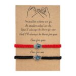 Fashion Couple Bracelets Sun Moon Cross Sunflower Pendant Adjustable Rope Chain Bracelet Lucky Friendship Jewelry - 4