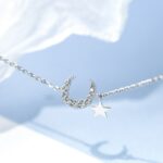 Obear Silver Plated Girlfriend Bracelets Zirconia Moon Star Romantic Bracelet Women Female Birthday Gift - 4