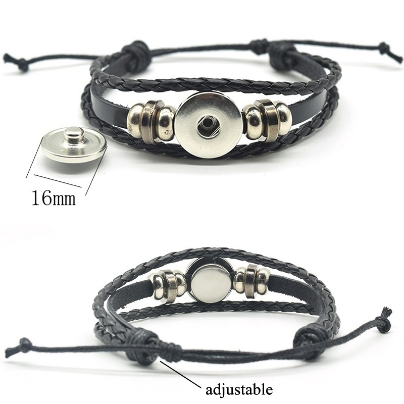 Luminous Zodiac Charm Bracelet Genuine Leather Mens Astrological Constellation Jewelry Gemini Leo Libra Scorpio Sagittarius - 14