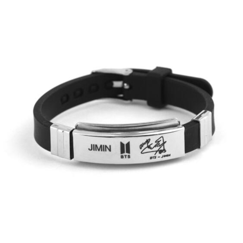 Kpop Bts Band Stainless Steel Adjustable Bracelet With Suga Jhope Jungkook V Jimin Names For Women - 15