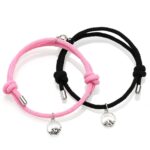 Couple Bracelet Women's Bracelets 2pcs Set Friendship Rope Braided Distance Magnetic Kit Attract Lover Jewelry - 3