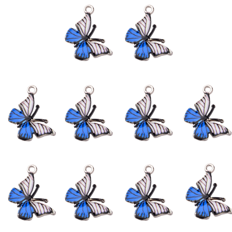 Peixin Vibrant Butterfly Pendant Diy Earring Accessories For Jewelry Making Charming Earring Findings - 28