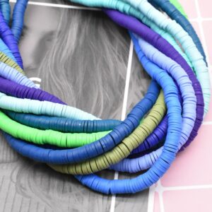 6mm 400pcs Lot Diy Jewelry Findings Polymer Clay Beads Rubber Spacer For Boho Making Bracelet Accessory - 2