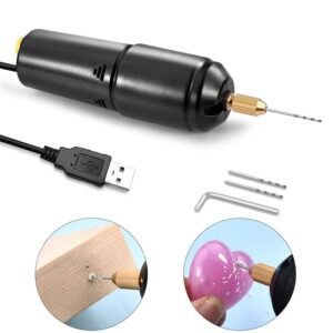 Jewelry Tools Mini Electric Drill Handheld For Pearl Epoxy Resin Making Diy Wood Craft With 5v Usb Data Cable
