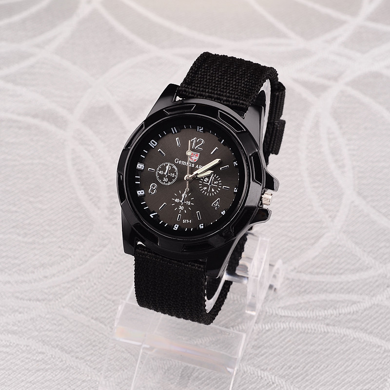 Mens Military Style Quartz Wristwatch With Nylon Band Casual Sports Fashion Gemius Army Watch - 5