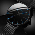 Reloj Hombre 2021 Watch Men Minimalist Ultra Thin Watches Men's Fashion Stainless Steel Mesh Belt Quartz Relogio Masculino - 2