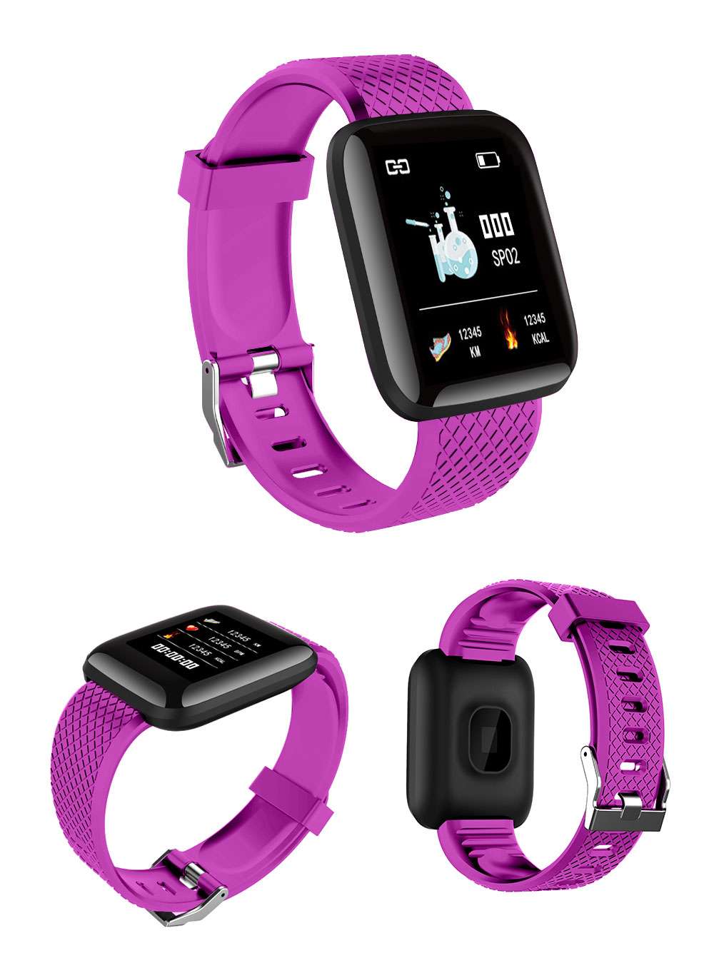 Mens Womens Bluetooth Digital Sport Watch Led Electronic Wristwatch Fitness Tracker For Kids Hodinky - 17
