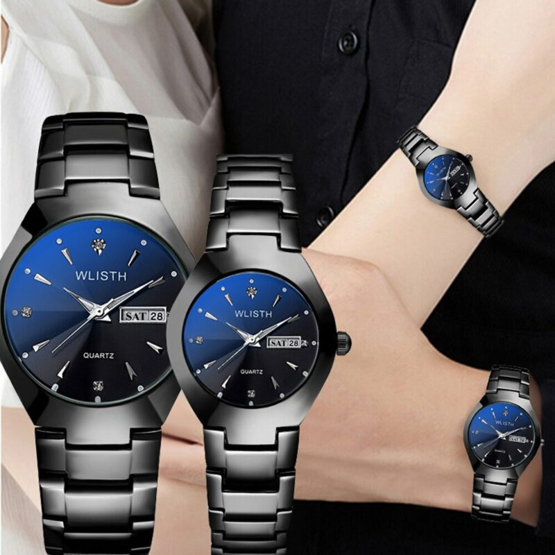 Couple Watches Top Brand Luxury Diamond Business Wrist Watch For Men Hour Wlisth Quartz Women Dress Stylish Men's