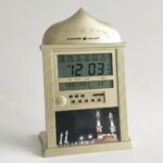 Muslim Prayer Clock With Azan Qibla Compass And Hijri Calendar Al Harameen Fajr Islamic Table Wall Adhan Time - 4