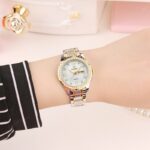 Wwoor Couple Watches Men And Women Luxury Brand Fashion Diamond Stainless Steel Quartz Pair Lovers Watch Gifts For Birthday - 4