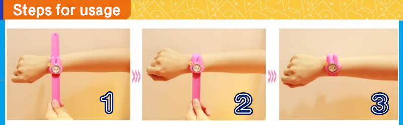 Kids Quartz Wristwatch Yellow Silicone Baby Toy Watch Fashionable Gift For Boys Girls Students - 10