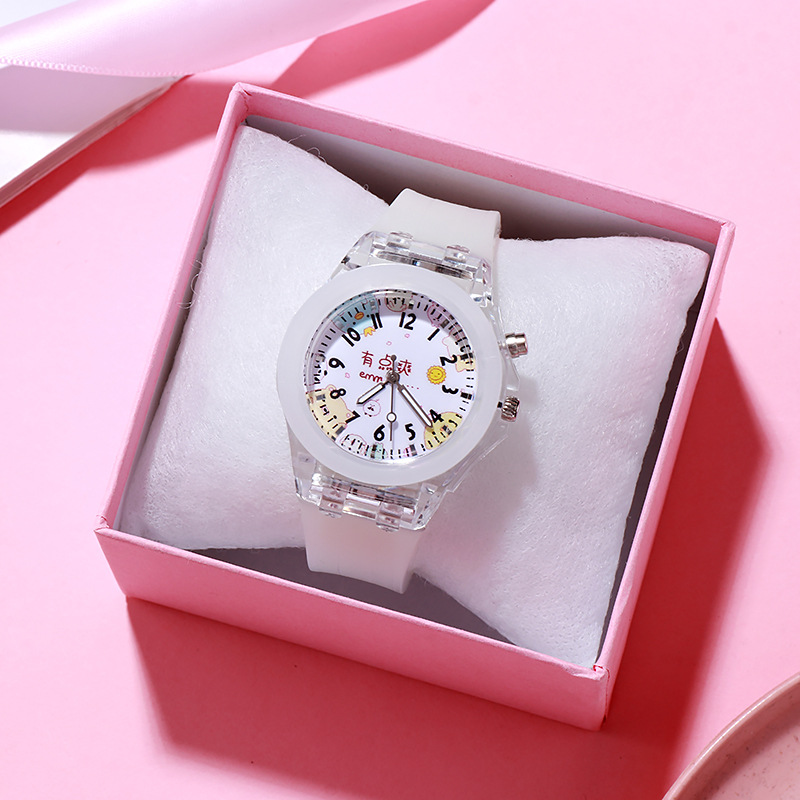 Childrens Fashionable Digital Watch With Colorful Led Light Cute Girls Gift Wrist Clocks - 6