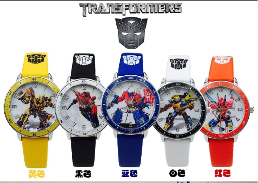 Waterproof Transformers Cartoon Quartz Watch For Boys Electronic Primary School Age Childrens Belt Watch - 12