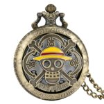 Hot Japanese Anime One Piece Theme Quartz Pocket Watch Luffy Pendant Necklace Clock Gifts Students Fans - 4