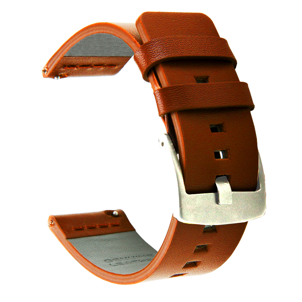 Genuine Leather Watch Band Strap Compatible With Samsung Galaxy 42 46mm Gear S3 Quick Release Watchband 1824mm Z26 - 3