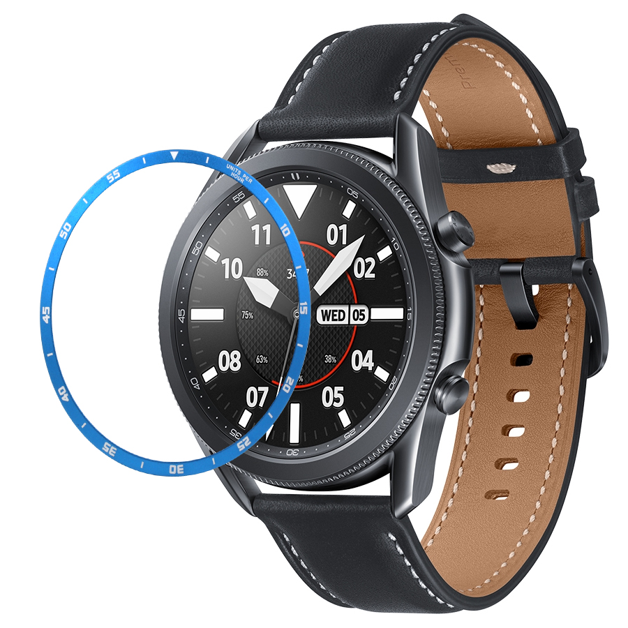 Samsung Galaxy Watch 3 Protective Ring Bumper Metal Bezel Cover Adhesive Case Accessory For 41mm 45mm - 18