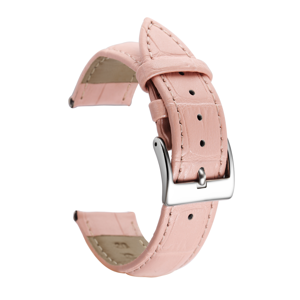 Genuine Leather Watch Strap Soft Comfortable Wrist Belt Bracelet With Pin Buckle Band Tool Available In 1224mm Sizes - 33