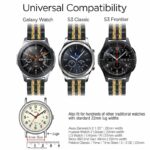 22mm 20mm Band For Samsung Galaxy Watch 3 41mm 45mm 46mm 42mm Stainless Steel Strap Bracelet Active2 40mm 44mm Amazfit Gtr - 3