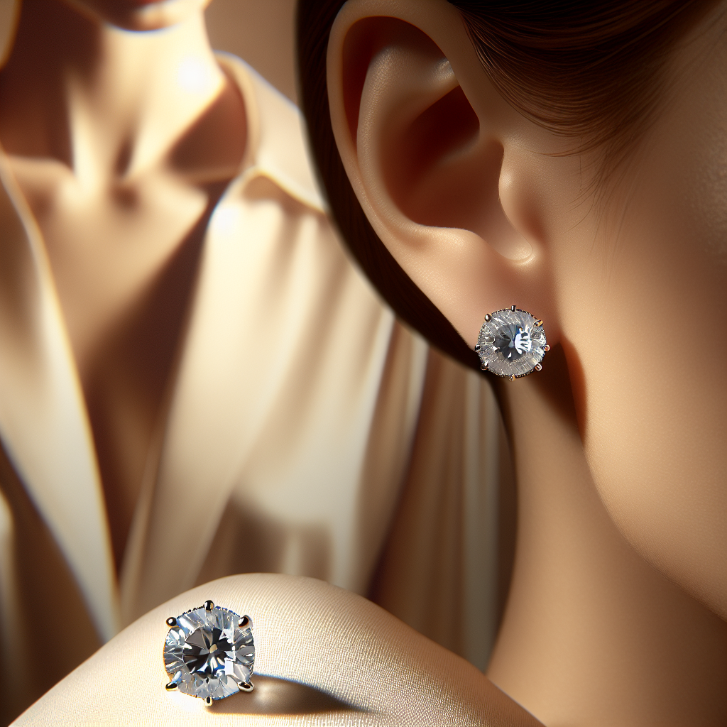 Unveiling the Allure of Elegant Front-back Stud Earrings for Women with Zircon  