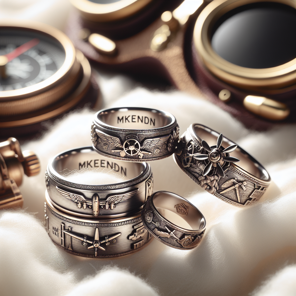 Exploring Unique Wedding Ring Sets for Couples Who Love Flying  