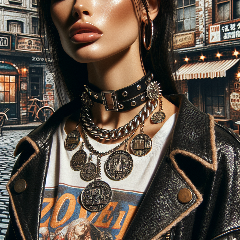 Exploring the Unique Charm of Vintage Punk Layered Coin Necklace Sets  