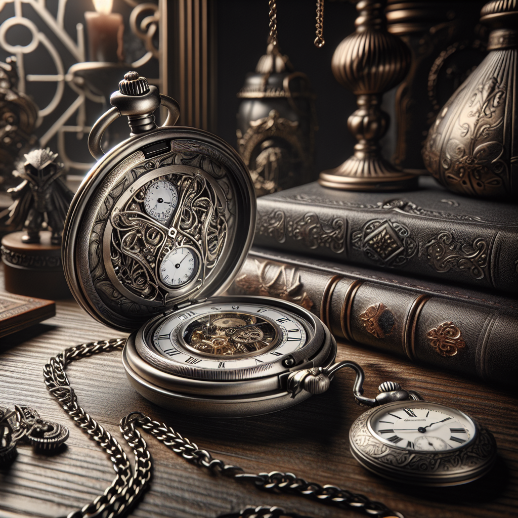 Unveiling the Elegance of the Black Butler Kuroshitsuji Pocket Watch: A Perfect Blend of Artistry and Functionality