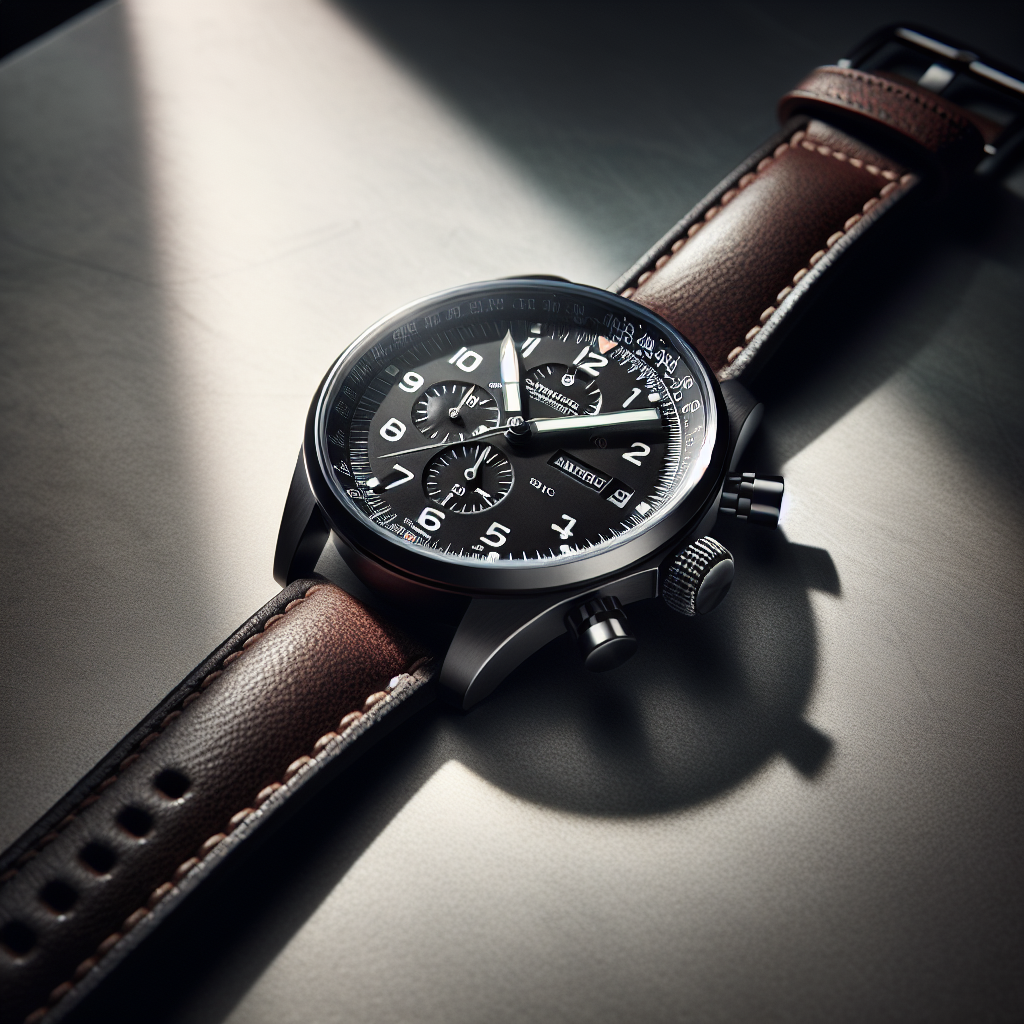 Elegant Design: The Stylish Black Dial That Combines Durability and Functionality  