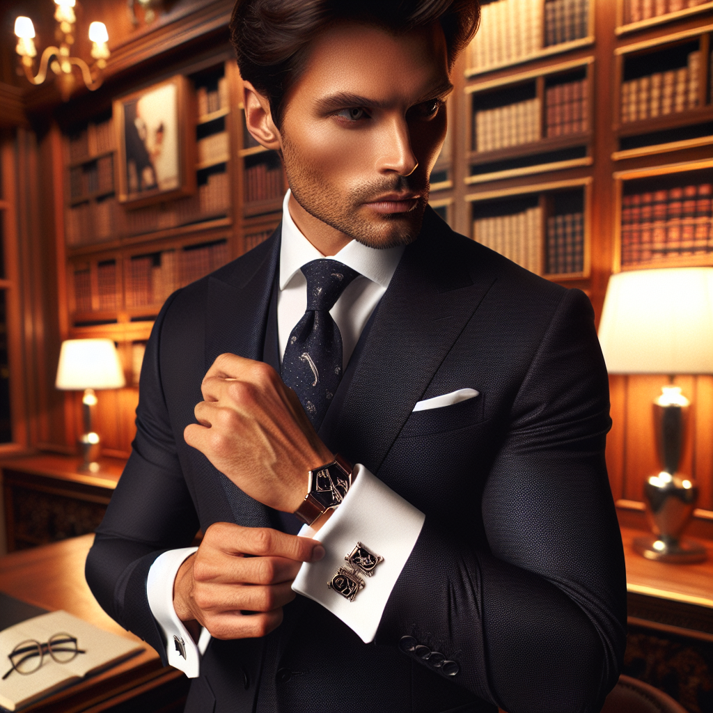 Incorporating Stylish Formal Accessories Featuring Bottle and Music Elements  