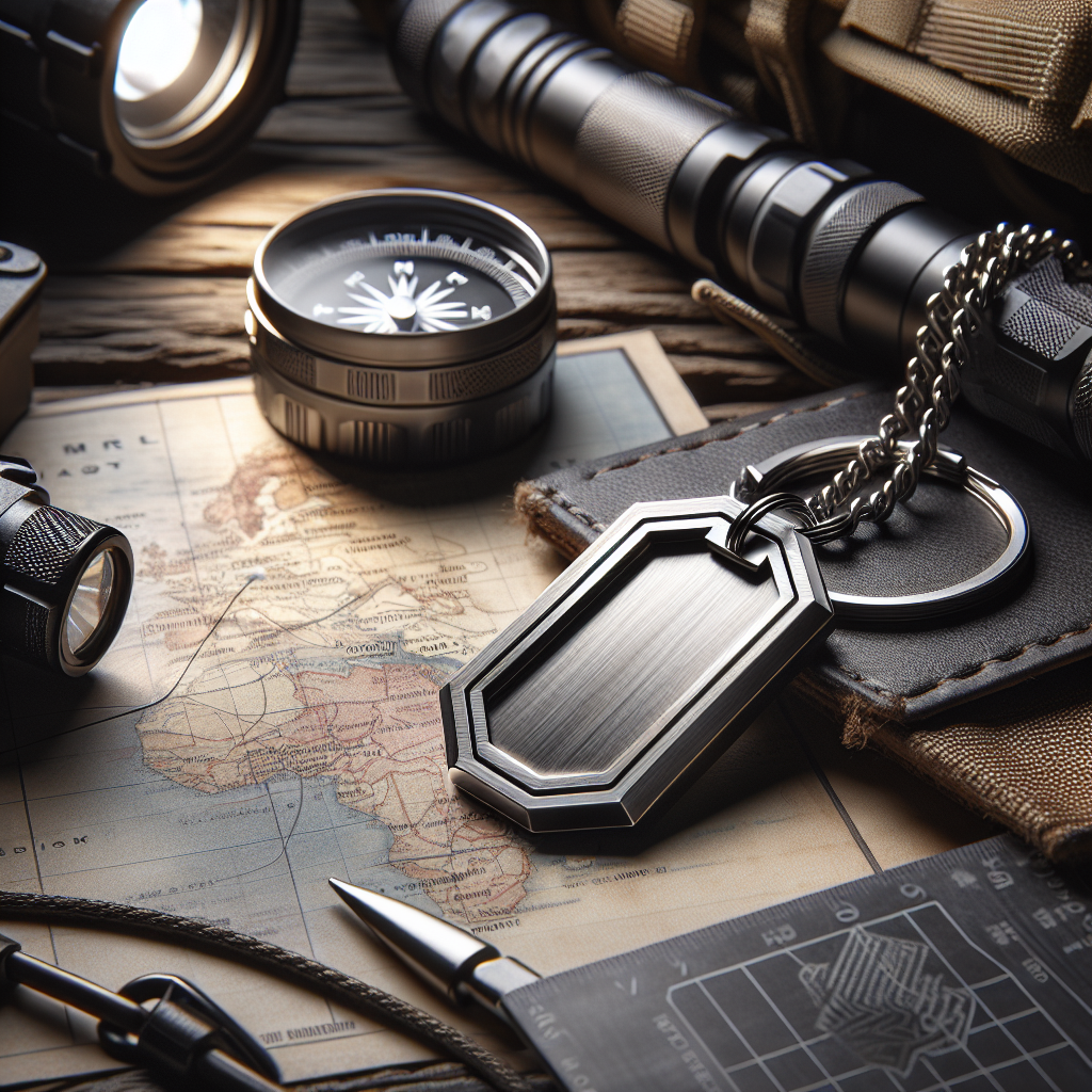 Versatile Functionality: The Practicality of a Keychain Necklace with Military-Inspired Design  