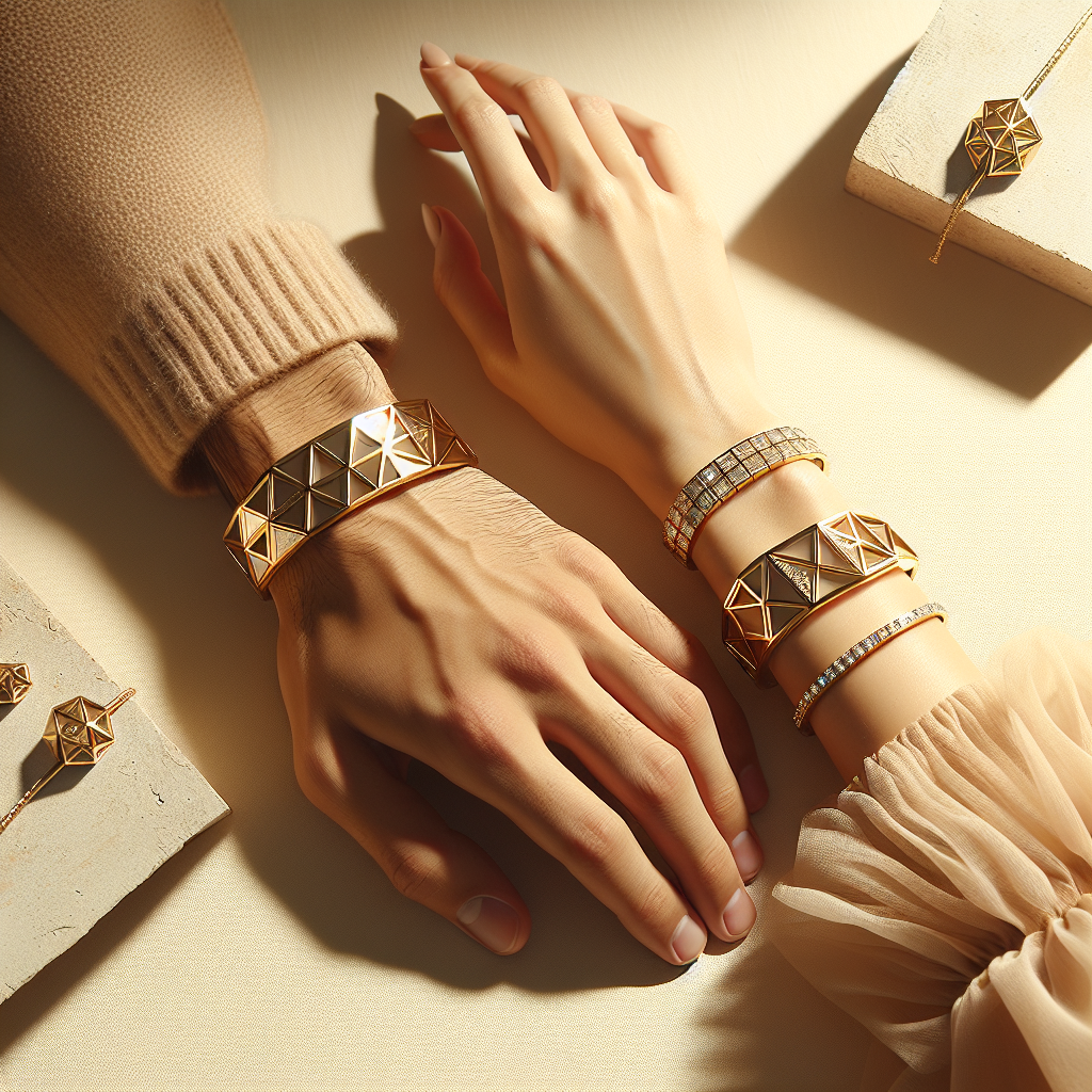 Exploring the Elegance of Gold Geometric Bracelet Sets for Couples  