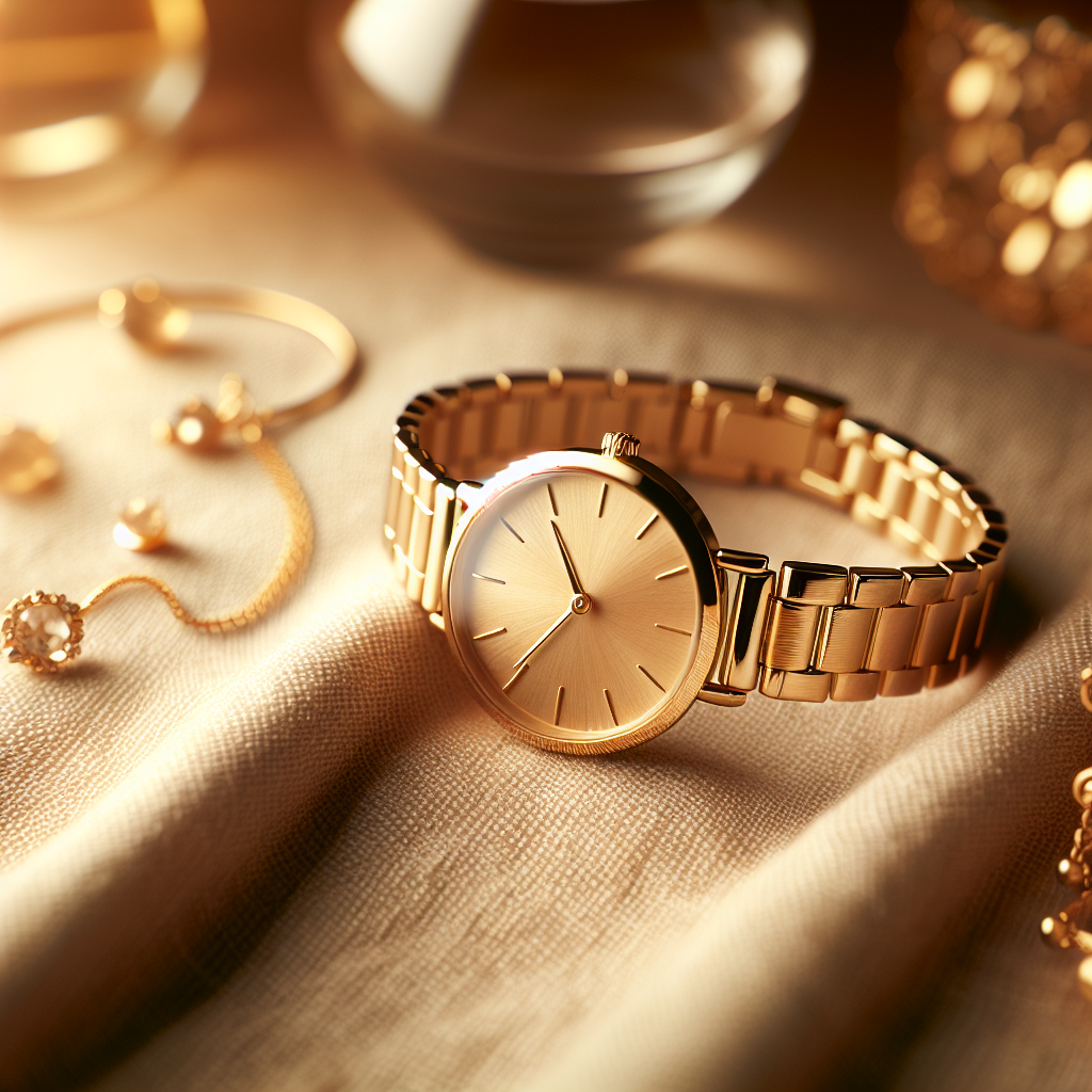 A Timeless Gold Quartz Watch: Enhancing Your Style and Charm  