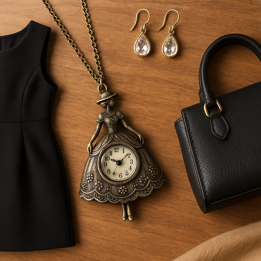 Elevate Your Style: How This Exquisite Vintage Timepiece Necklace Complements Any Outfit  
