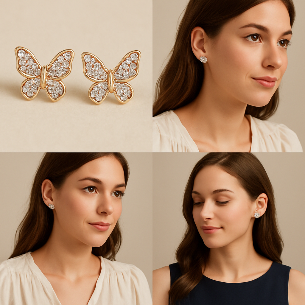 Exploring the Versatility of Elegant Butterfly Earrings Perfect for Casual and Formal Outfits  