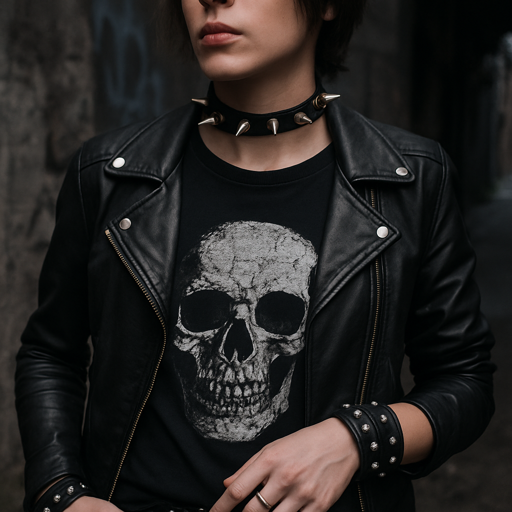 How to Style a Stylish Gothic Punk Rock Choker with Silver Spikes and Rivets How to Style a Stylish Gothic Punk Rock Choker with Silver Spikes and Rivets