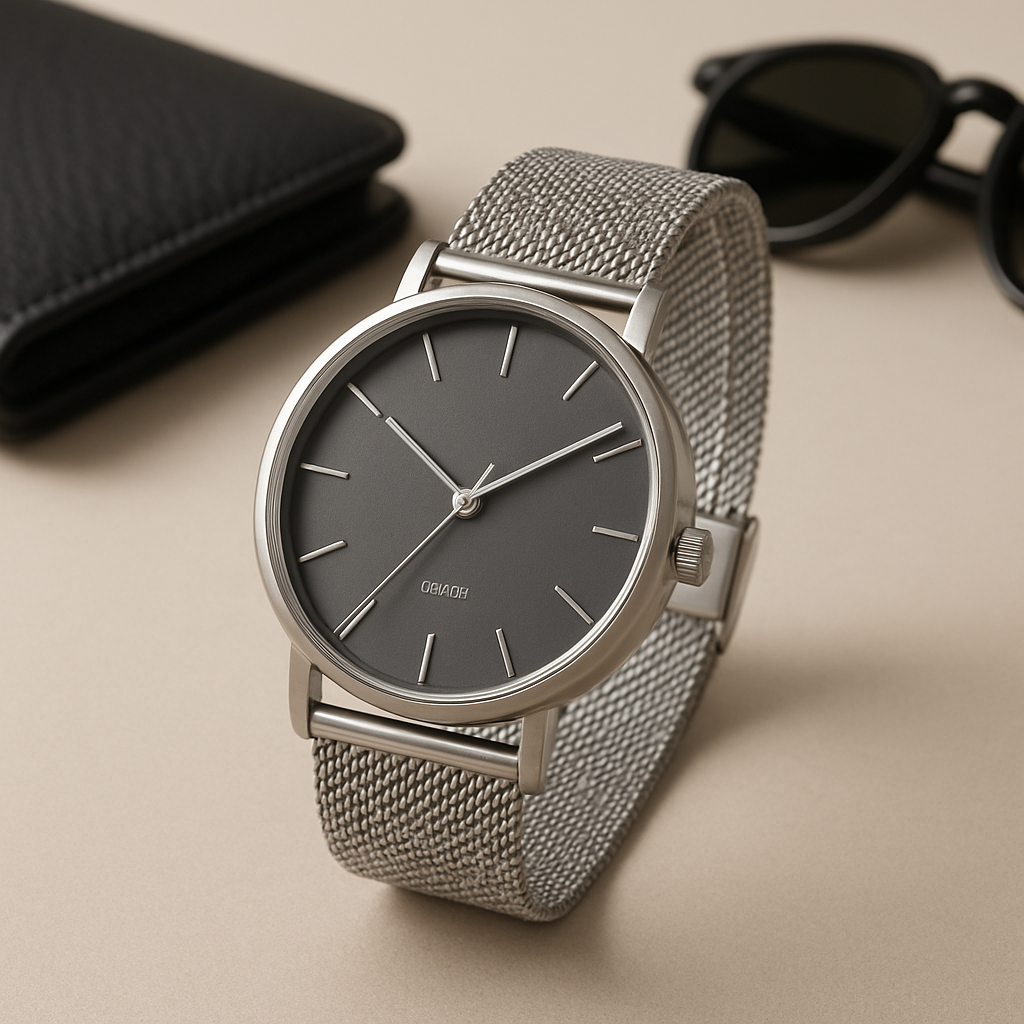 Embracing Minimalist Fashion: The Stylish Men's Wristwatch for Fashion Enthusiasts  