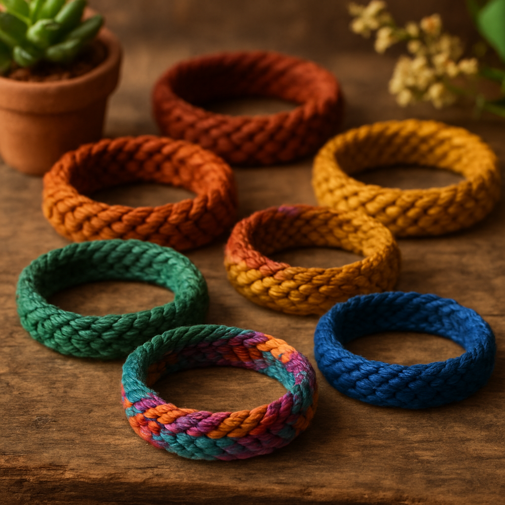 Handmade Braided Bangles: A Perfect Accessory for Casual Wear or Special Occasions  