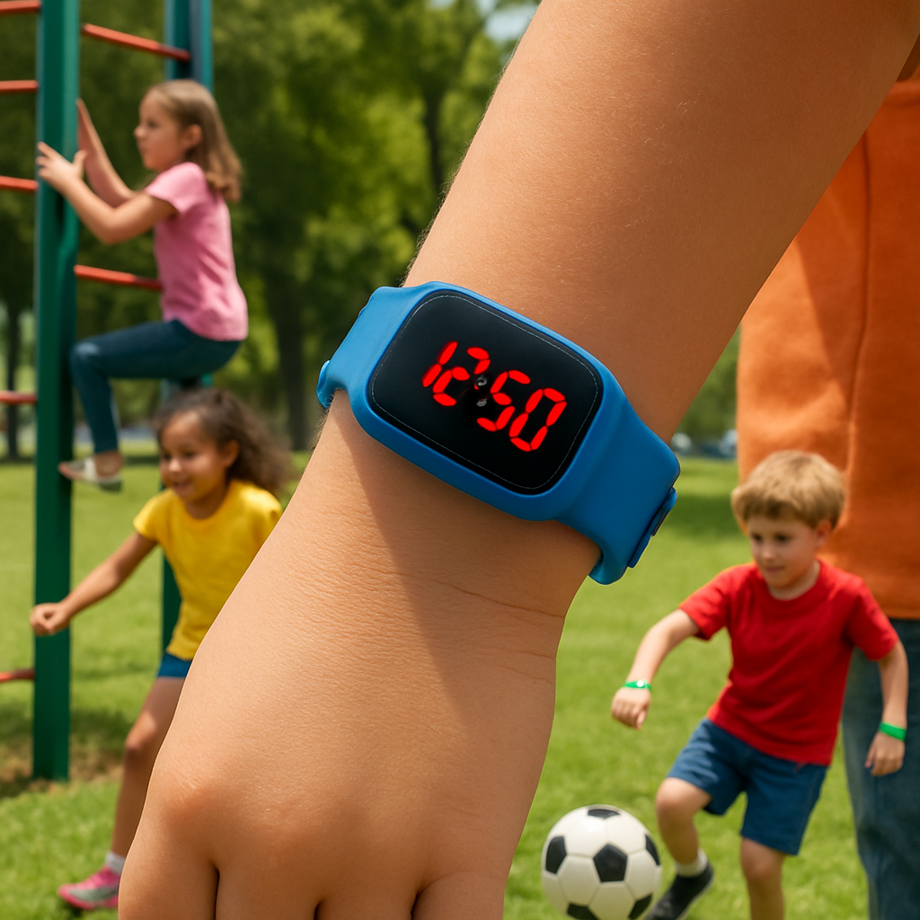 Features of a Durable Silicone Rubber Kids Sports Watch  